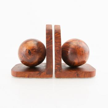 Bokstöd, ett par, art déco, 1900-talets första hälft.