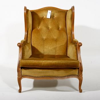 FÅTÖLJ. Rokokostil.