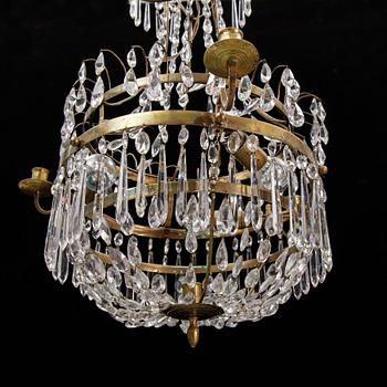 A Gustavian style chandelier, 20th Century.
