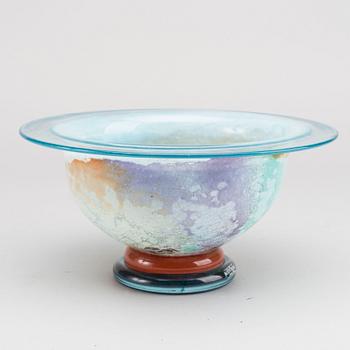 KJELL ENGMAN, a glas bowl, Kosta Boda,