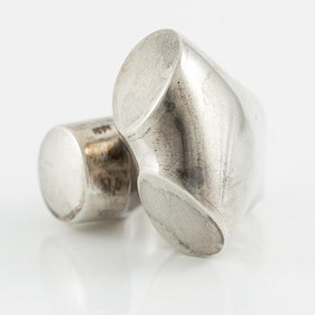 Jan-Christer Lundqvist, ring, sterling silver, Skövde 1975.