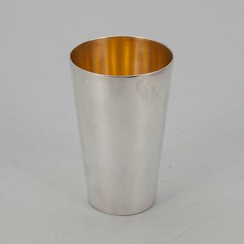BÄGARE, silver, Hjalmar Fagerroos, Helsingfors 1901. Vikt 175 g.