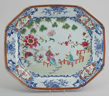 STEKFAT, porslin, Kina, Qianlong 1736-1795.
