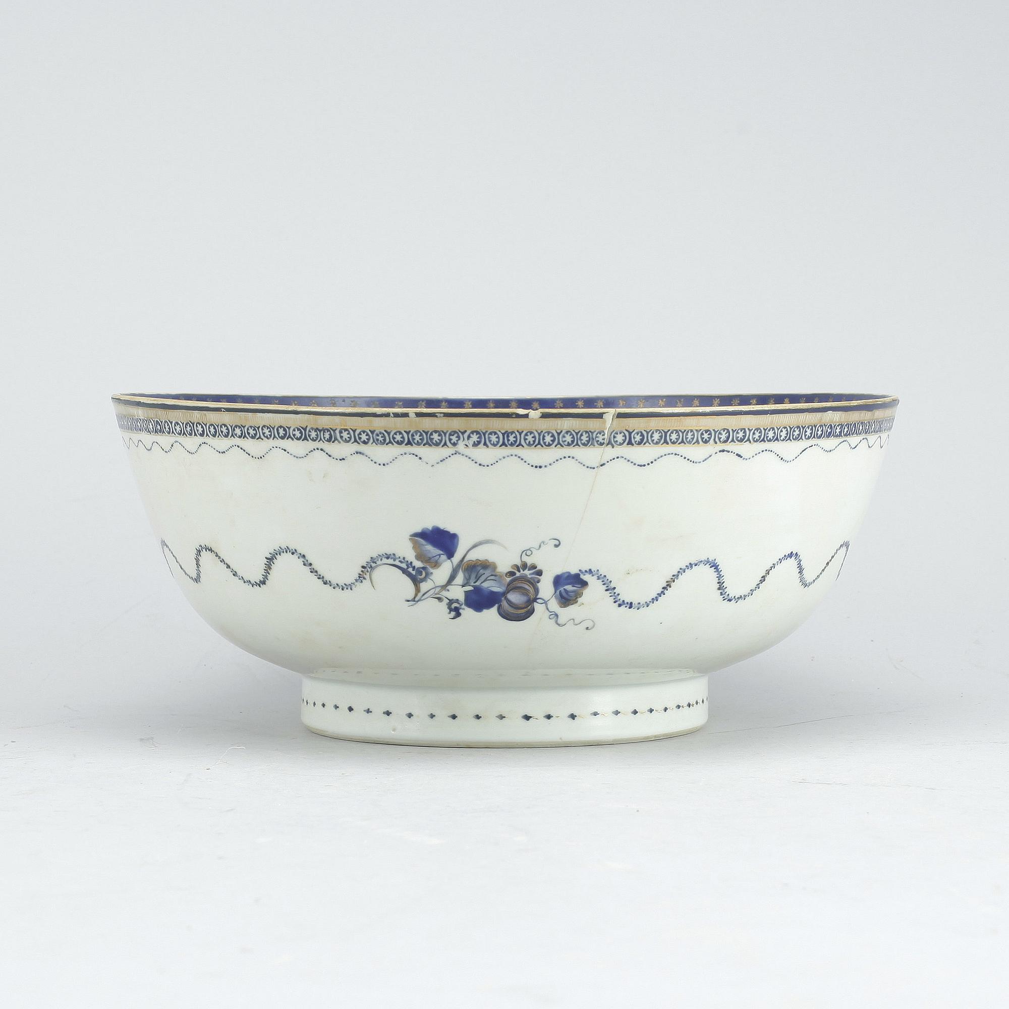 SKÅL, porslin, Kina, 1800-tal.