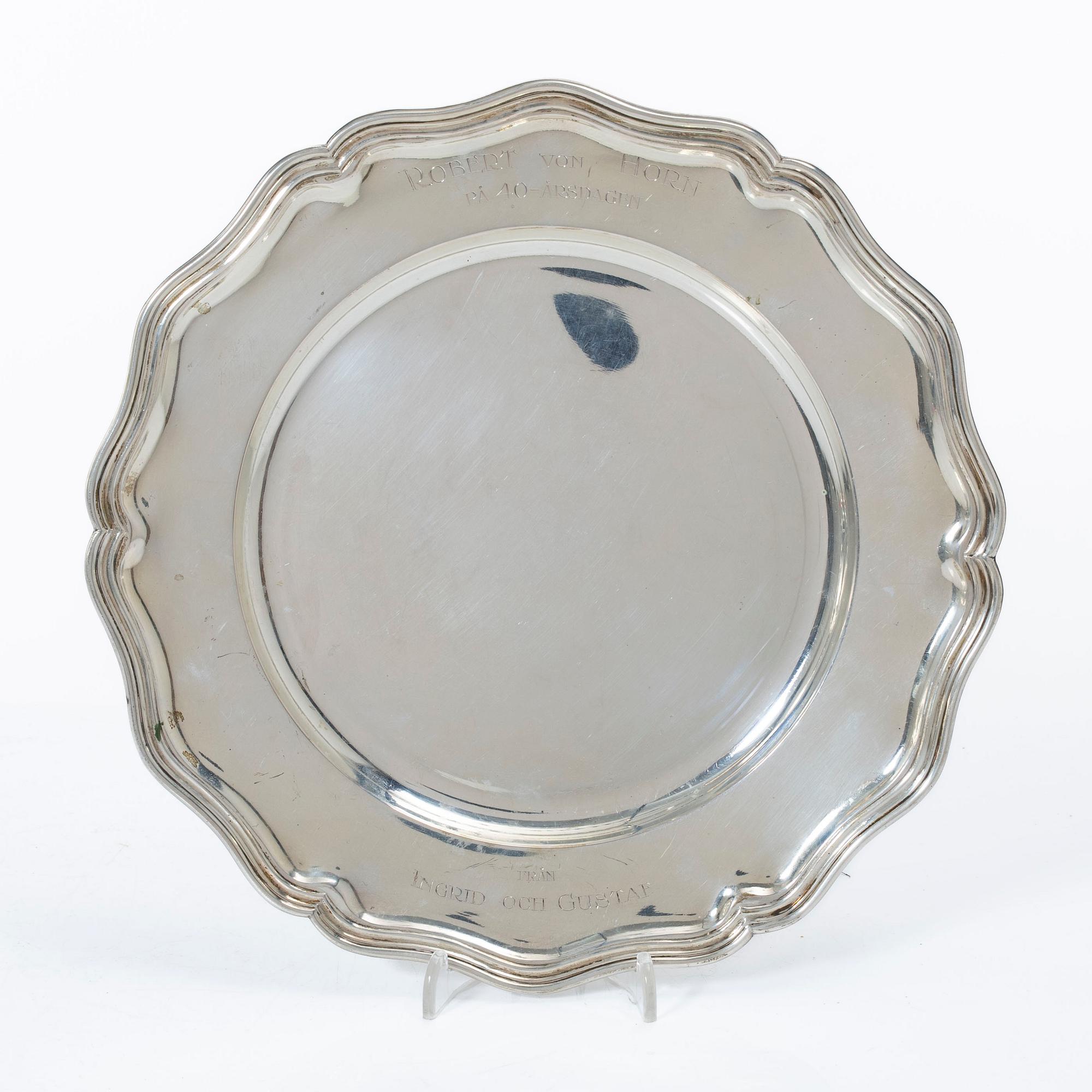 Dishes, 6 pcs, silver, Sweden, first half of the 20th century.