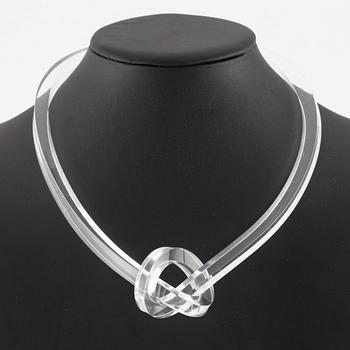 Siv Lagerström, two collars, acrylic plastic and pyrite.