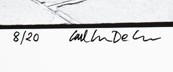 Carl Johan De Geer, photo, signed 8/20.