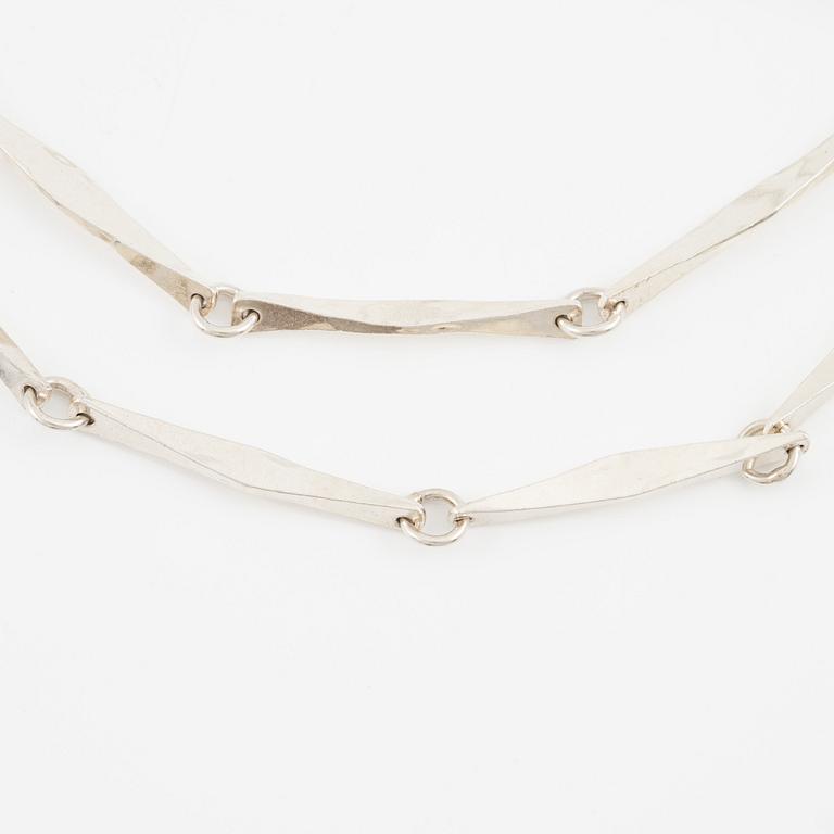 Rey Urban, collier, sterlingsilver, Stockholm 1974.