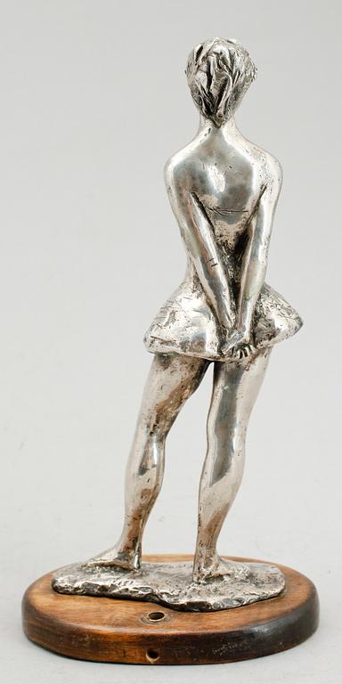 MATTI HAUPT, skulptur, silver, signerad.