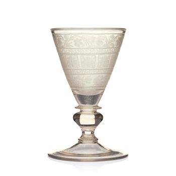 446. Pokalglas, Tyskland, 1700-tal.