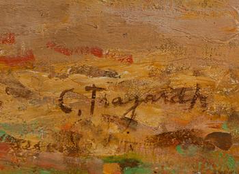 Carl Trägårdh, Herde med får i höstlandskap.