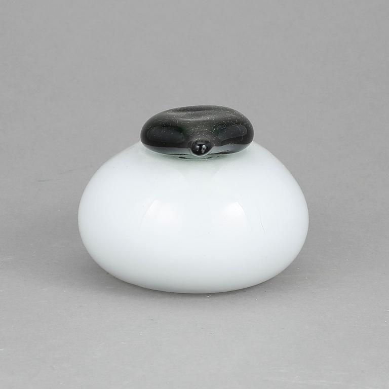 FÅGEL, glas, signerad O. Toikka Nuutajärvi.
