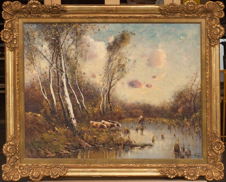 ALBERTH FERENC, olja på duk, signerad.