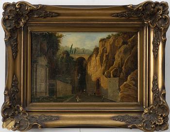 Crypta Neapolitana / Grotta di Posillipo by an unknown artist, 19th century.