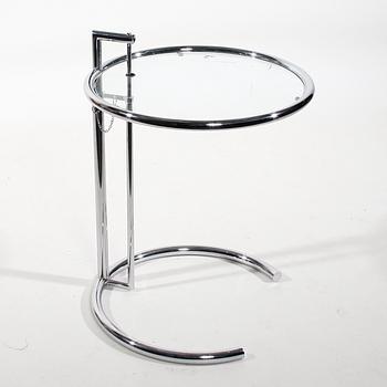 LAMPBORD, glas och metall, 1970-tal.