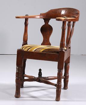 PUDERSTOL, senbarock, 1700-tal.