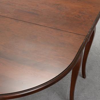 A stained pine gate-leg table, Åmells möbler.