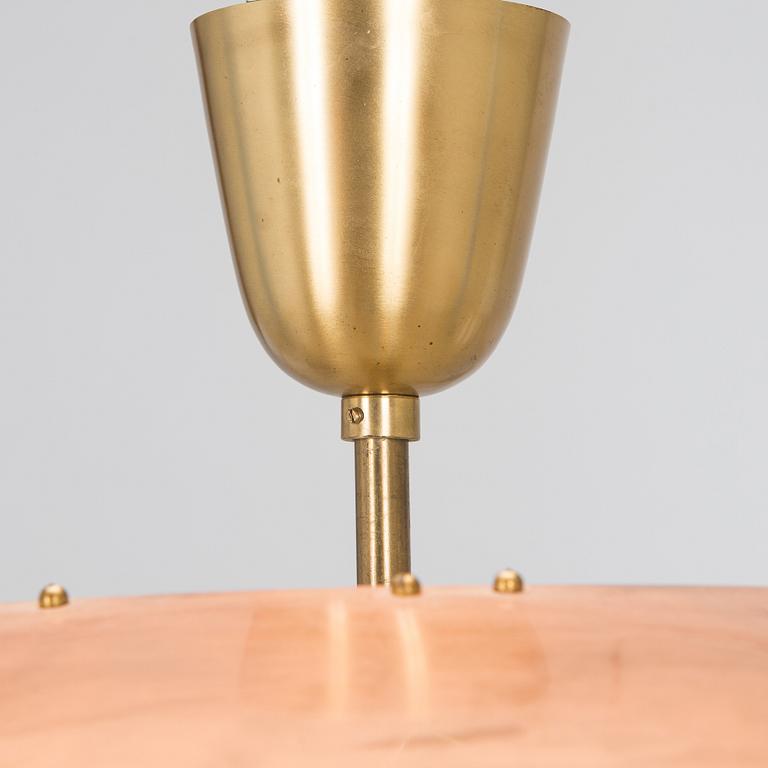 Lisa Johansson-Pape, taklampa, beställningsarbete, Stockmann Orno. Tillverkad 1948-1950.