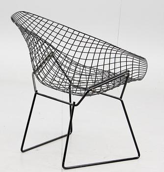 FÅTÖLJ, "Diamond chair", Harry Bertoia, 1900-talets sista fjärdedel.