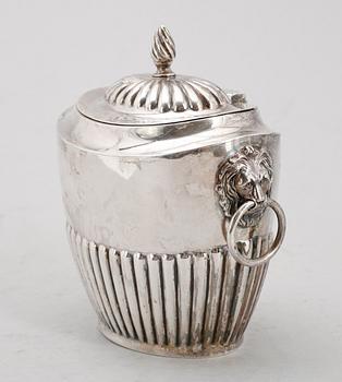 SOCKERSKRIN, silver, Birmingham 1905. Vikt ca 177 g.