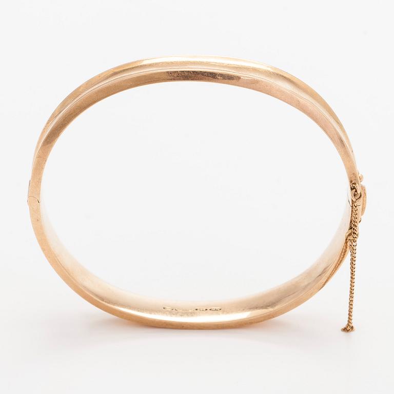 Armring, 14K guld, Westerback, Helsingfors 1950-tal.