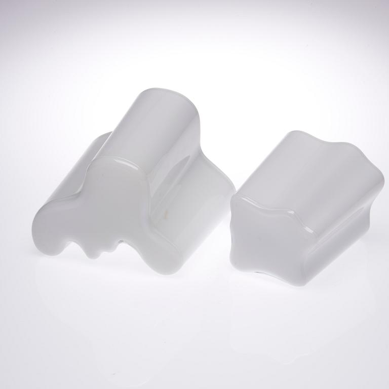 VAS, 4 st, glas, Alvar Aalto, Iittala, 2000-tal.