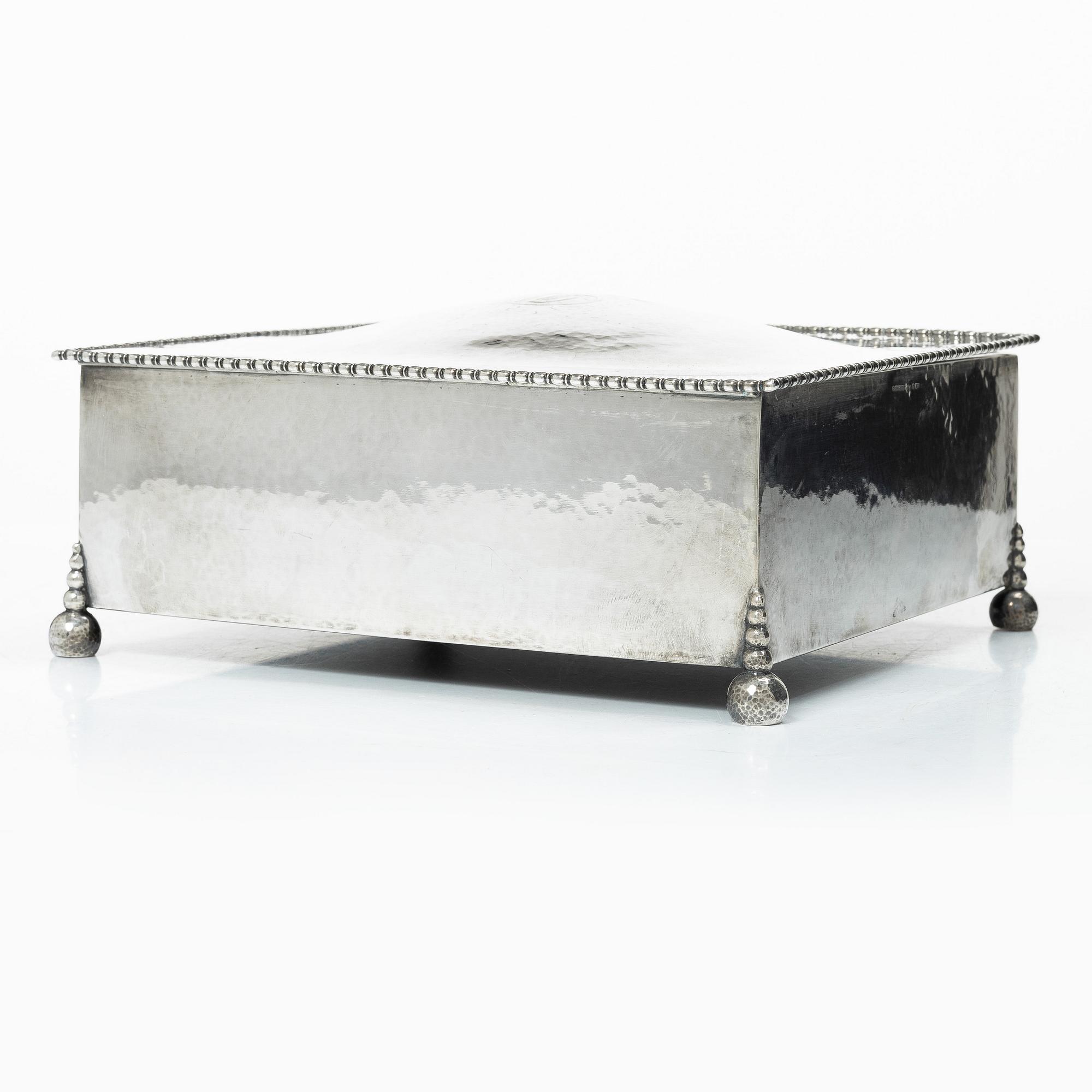 Karl Anderson, Casket, silver, Stockholm 1924.
