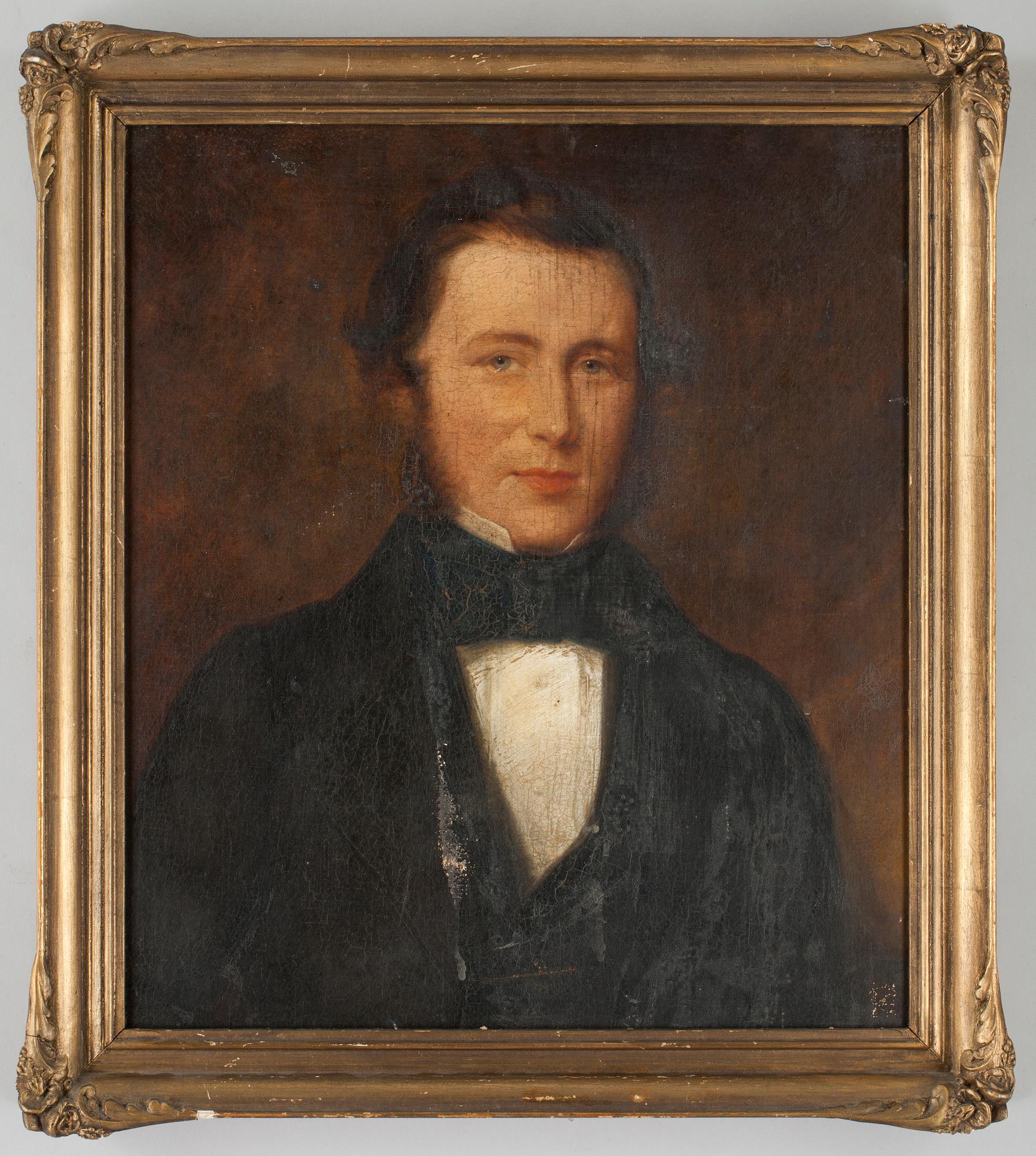 OKÄND KONSTNÄR, olja på duk, 1800-talets andra hälft.