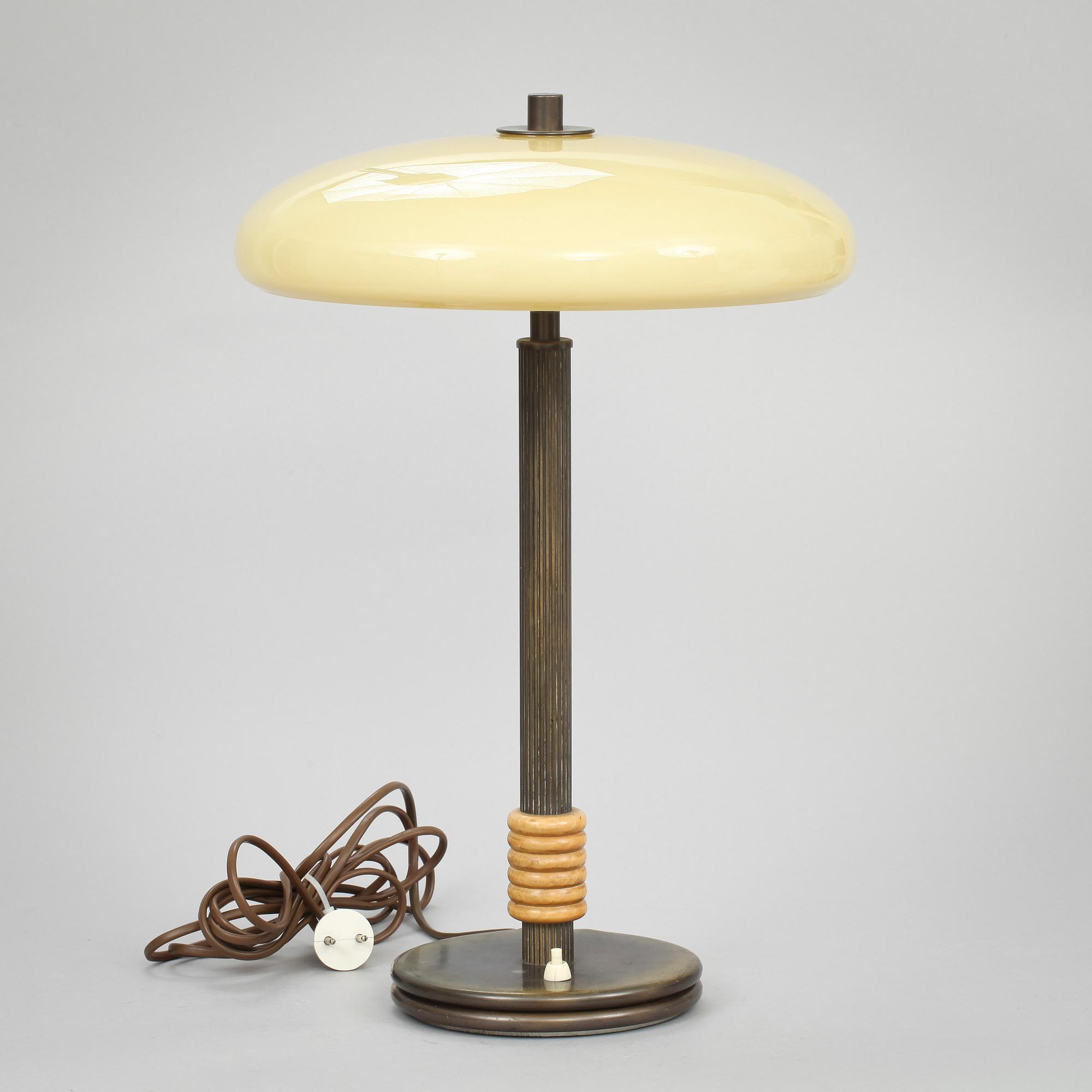 SKRIVBORDSLAMPA, Art Deco, 1900-talets första hälft.