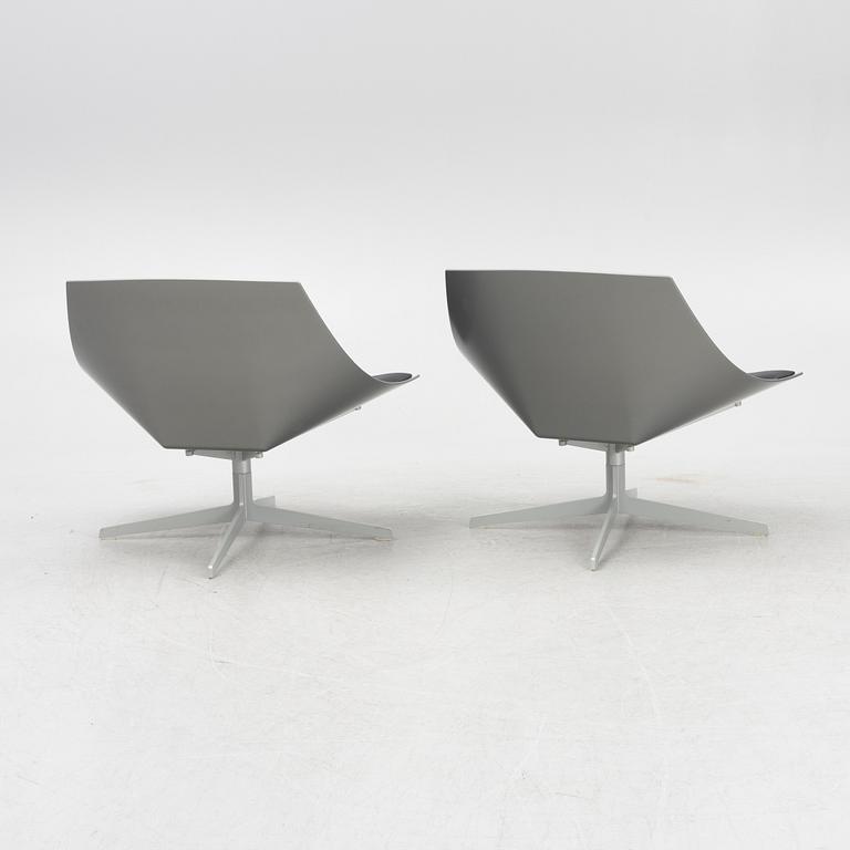 Jurgen Laub & Markus Jehs, chairs, model "JL10", a pair, Fritz Hansen.
