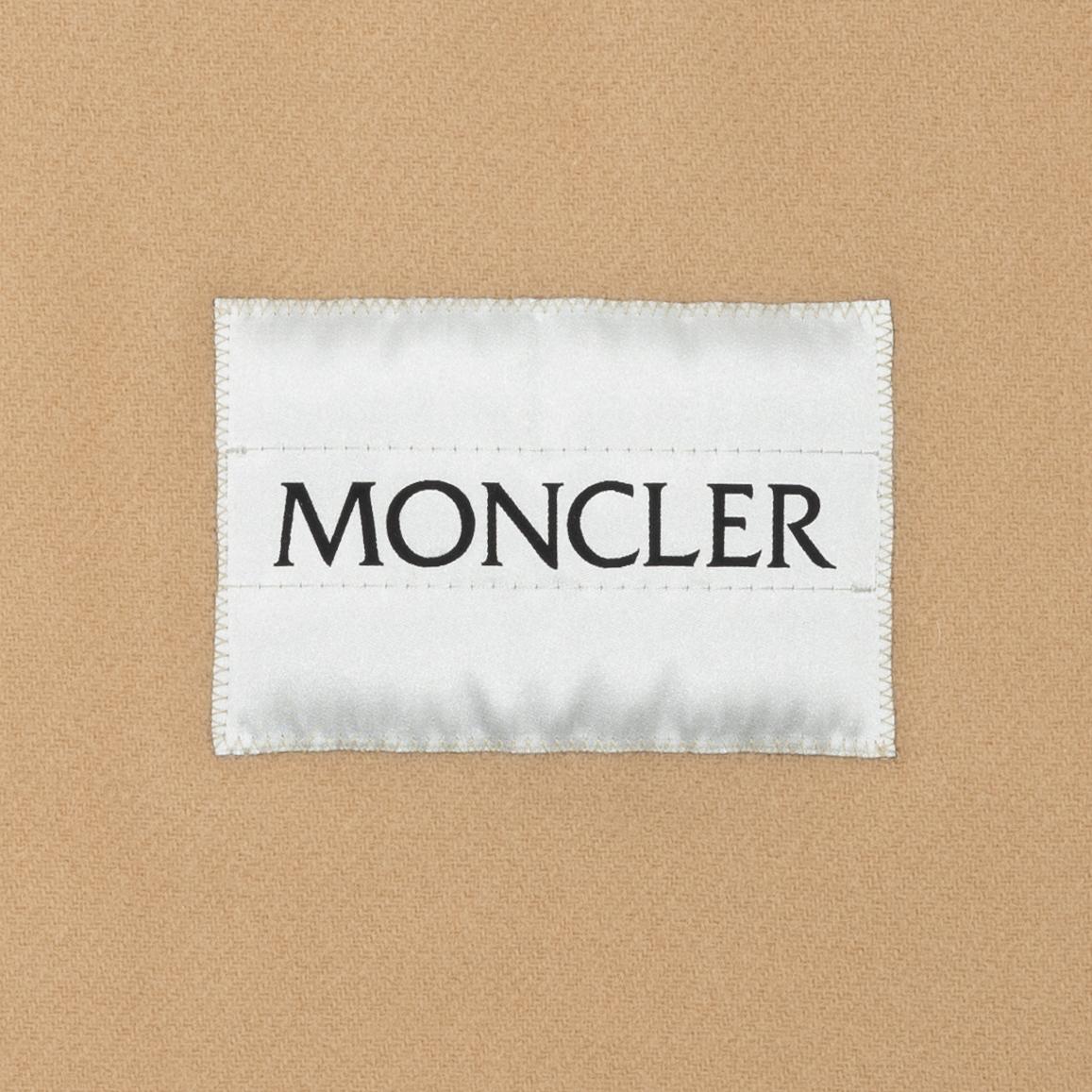Moncler, a 'Logo Wool Scarf'.