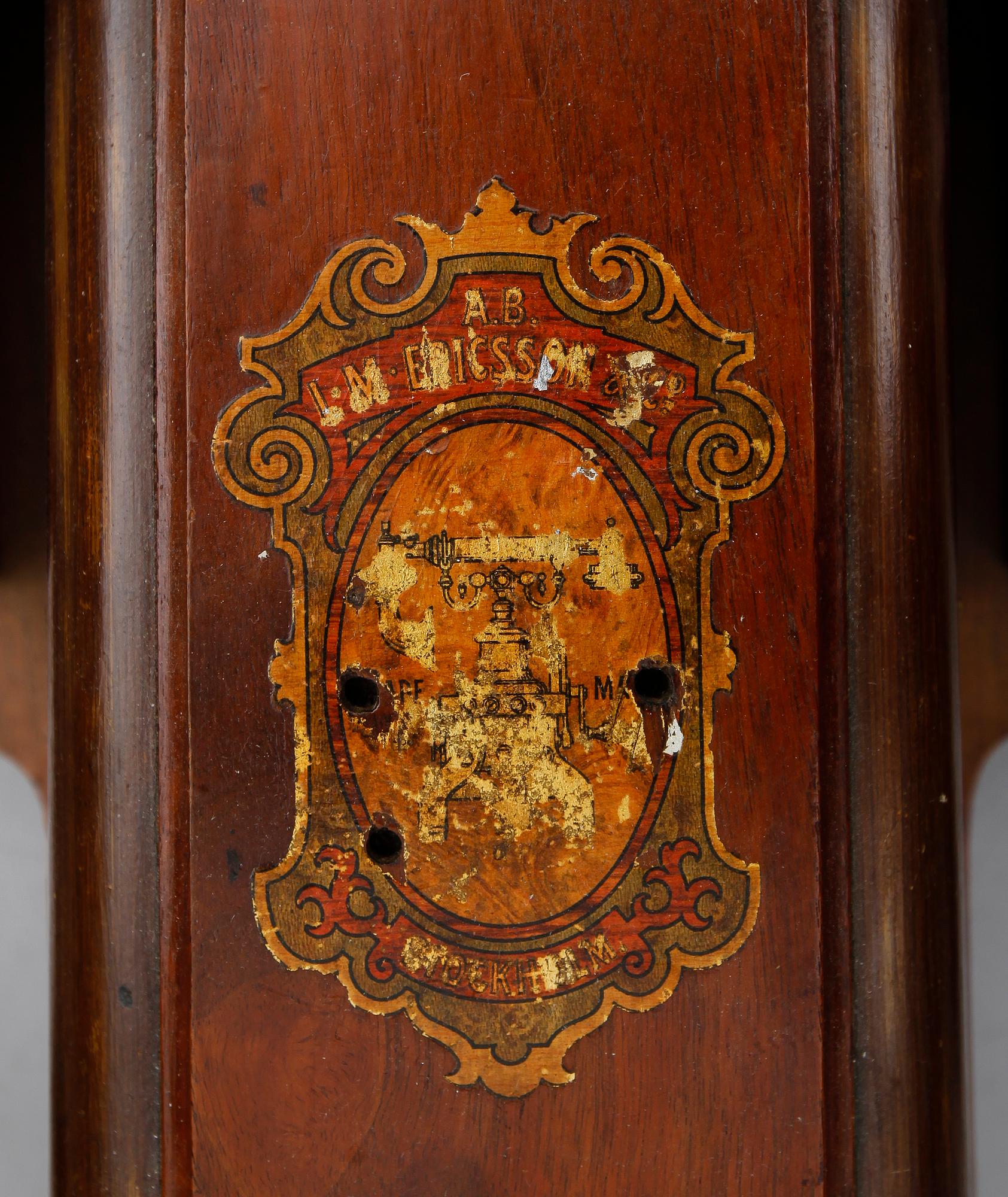 VÄGGTELEFON, LM Ericsson, Stockholm, 1900-talets första hälft.