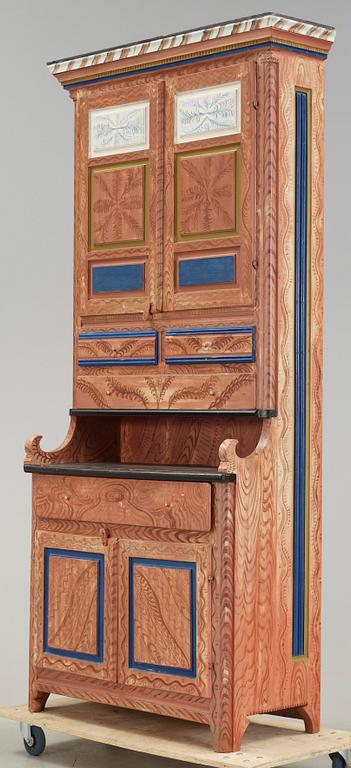 SKÅP, allmoge, Norrbotten, 1800-tal.