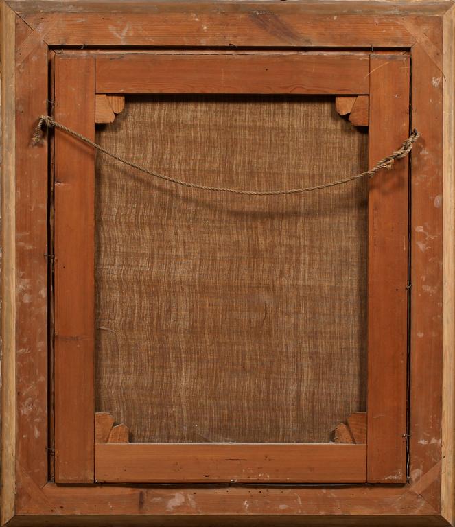 OKÄND KONSTNÄR, olja på duk, 1800-tal.