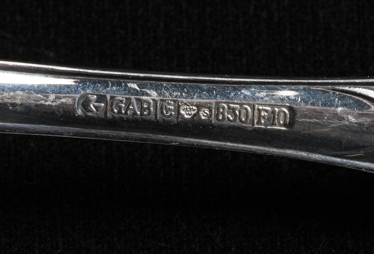 PARTI BESTICK, silver, 20 delar.