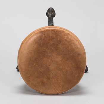 Cast iron stool, late 19th century.