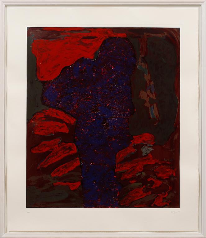 ROLF HANSON, färgserigrafi, signerad, numrerad 22/45 och daterad -91.