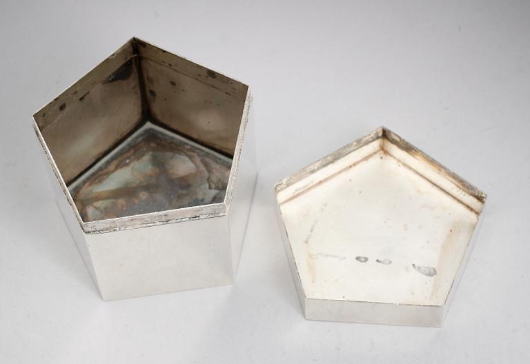 LOCKBURK, silver, Wiwen Nilsson, Lund 1972. Vikt ca 241 gram.