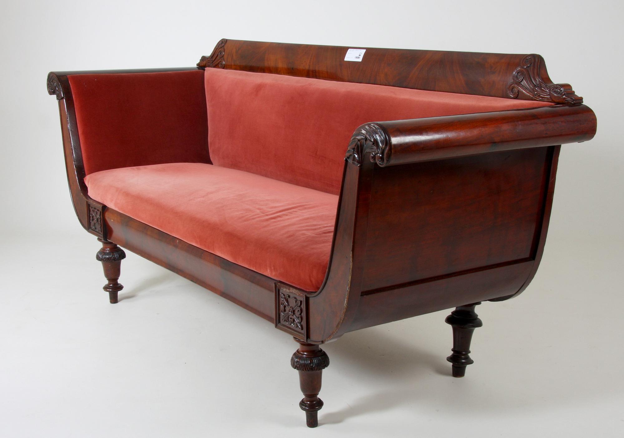 SOFFA, senempire, 1800-talets mitt.