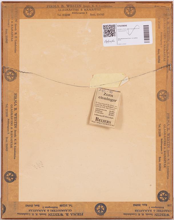 Anders Zorn, "Vid pianot".