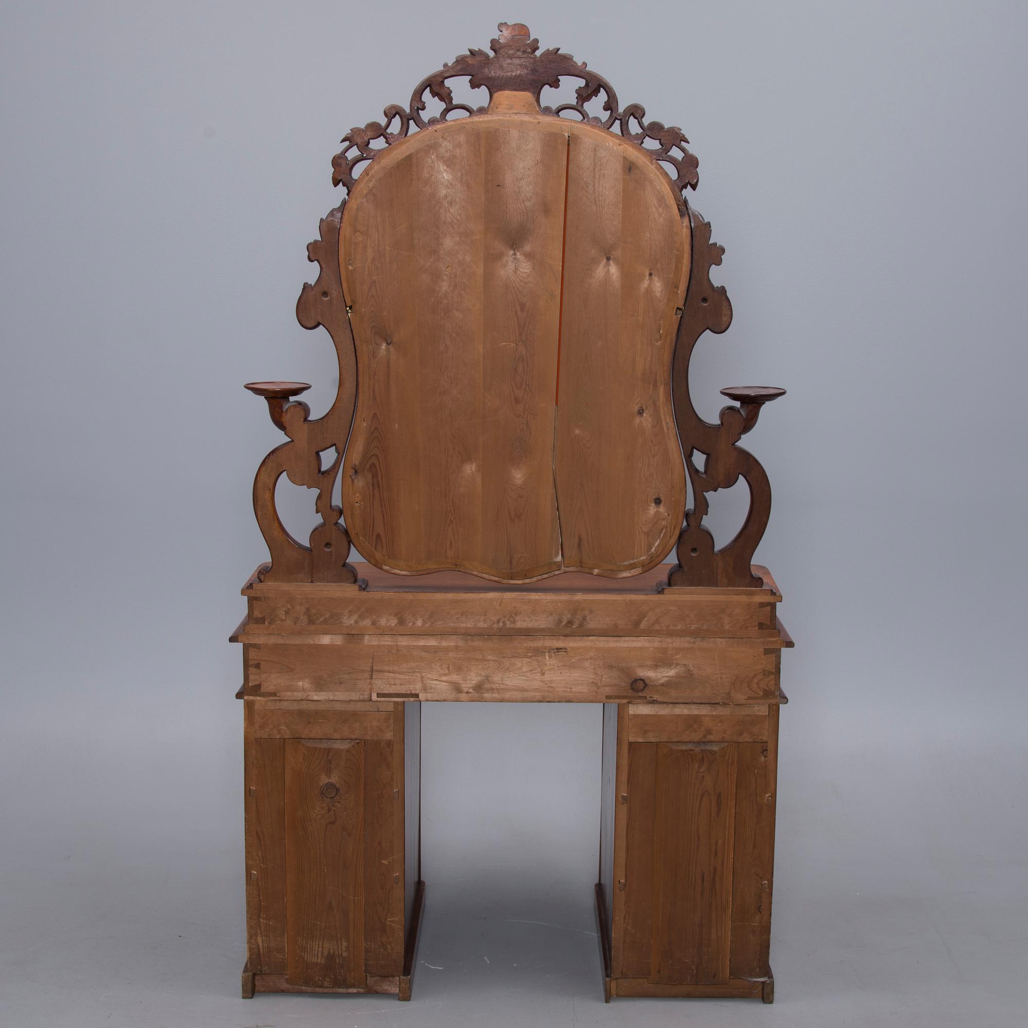 TOALETTBORD, nyrokoko, 1800-talets slut.