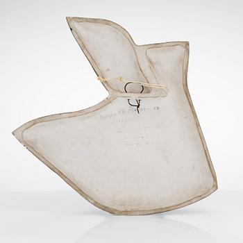 Birger Kaipiainen, a stoneware relief signed Kaipiainen.