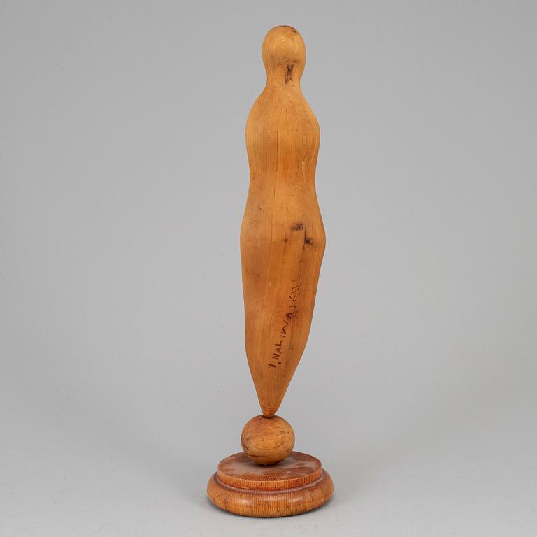 JAN NALIWAJKO, skulptur, trä, signerad.