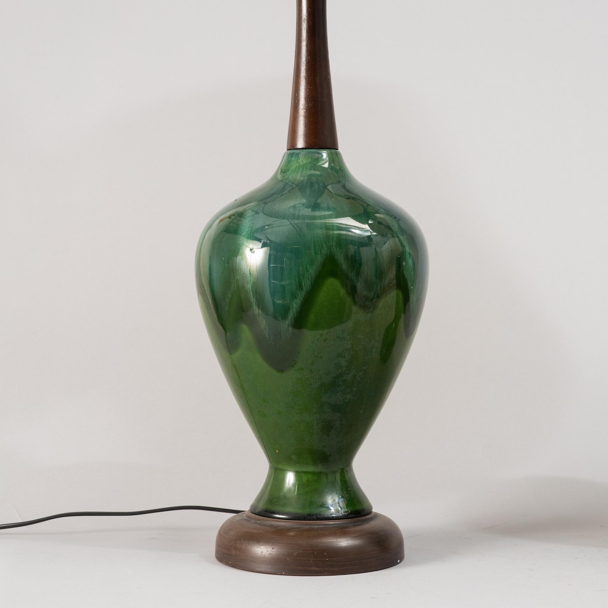 A pair of table lamps, second half of the 20th century.