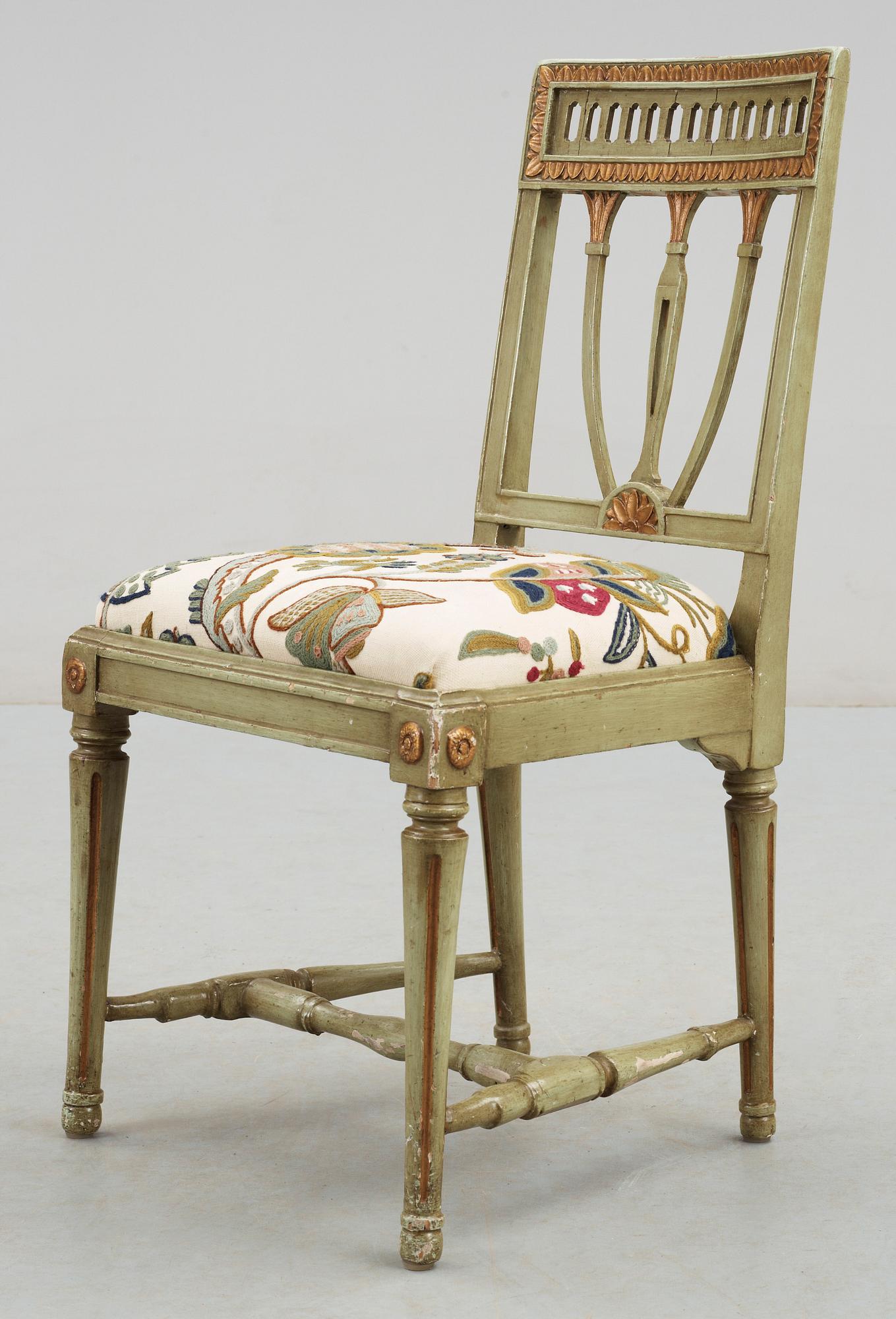 STOL, gustaviansk, 1700-talets andra hälft.