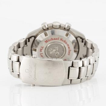 Omega, Speedmaster “Michael Schumacher – The Legend Collection”, chronograph, wristwatch, 42 mm.