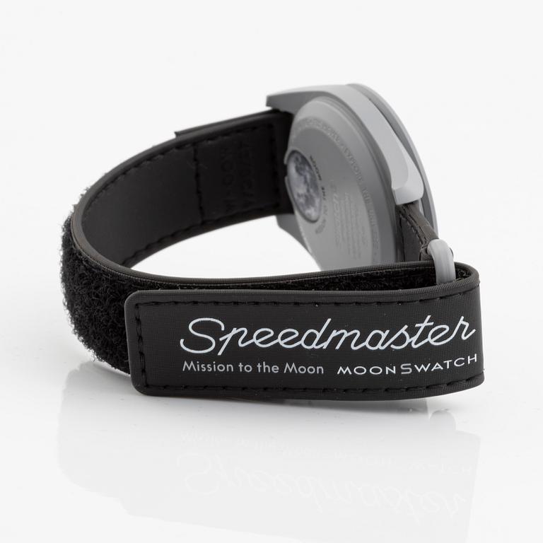 Swatch/Omega, MoonSwatch, Mission to the Moon, kronograf, armbandsur, 42 mm.