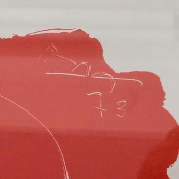 ROBERT MOTHERWELL, originalfärglitografi ur XX:ième siècle 1973, signerad i stenen.