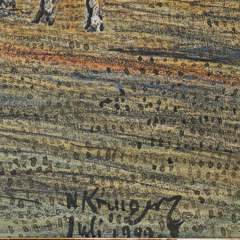 Nils Kreuger, Betande hästar.