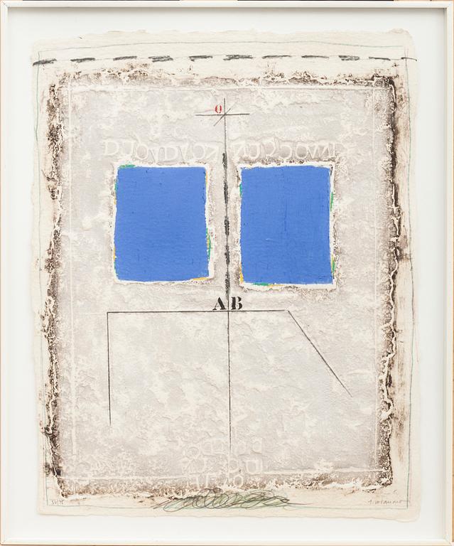 JAMES COIGNARD, 3 st. Etsning, carborundum, signerad och numrerad 56/75.